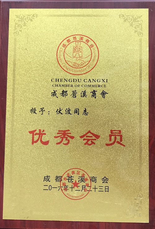 成都地暖荣誉资质